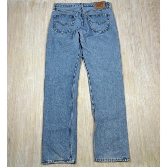 Levi's 501 XX Button Fly Original Fit 100% Cotton Blue Denim Jeans Men's 34X34 - Picture 11 of 14